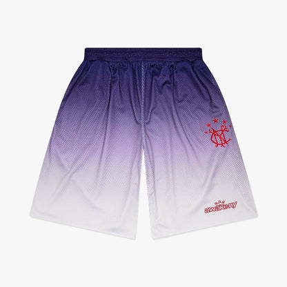 Awake NY Gradient Shorts Blue
