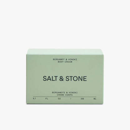 SALT & STONE Body Cream / Bergamot & Hinoki