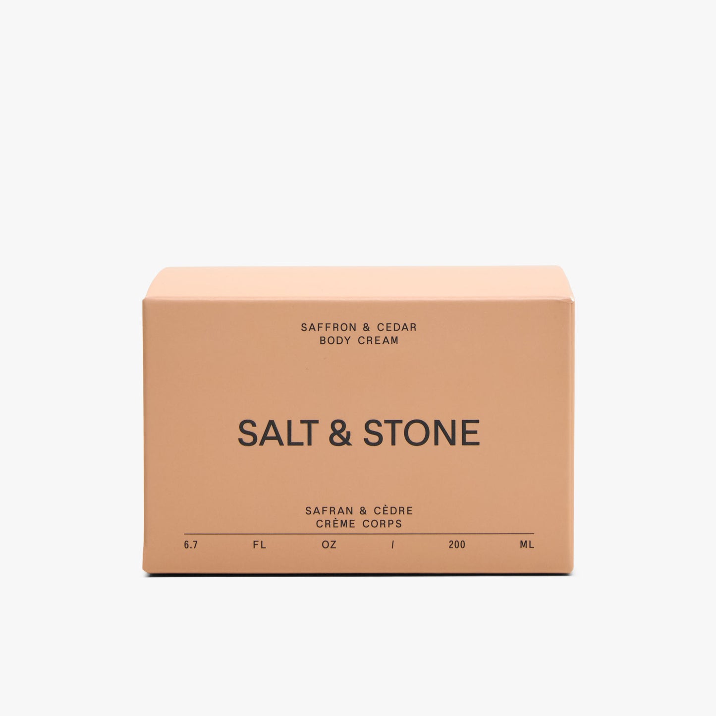 SALT & STONE Crème Corps / Safran & Cèdre