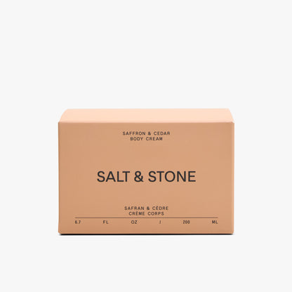 SALT & STONE Crème Corps / Safran & Cèdre