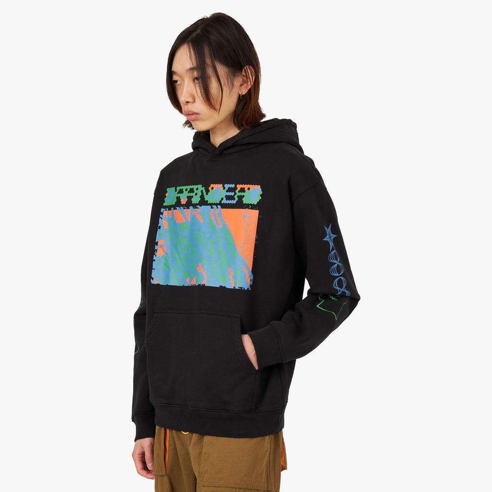 Brain Dead Videosphere Pullover Hoodie / Black