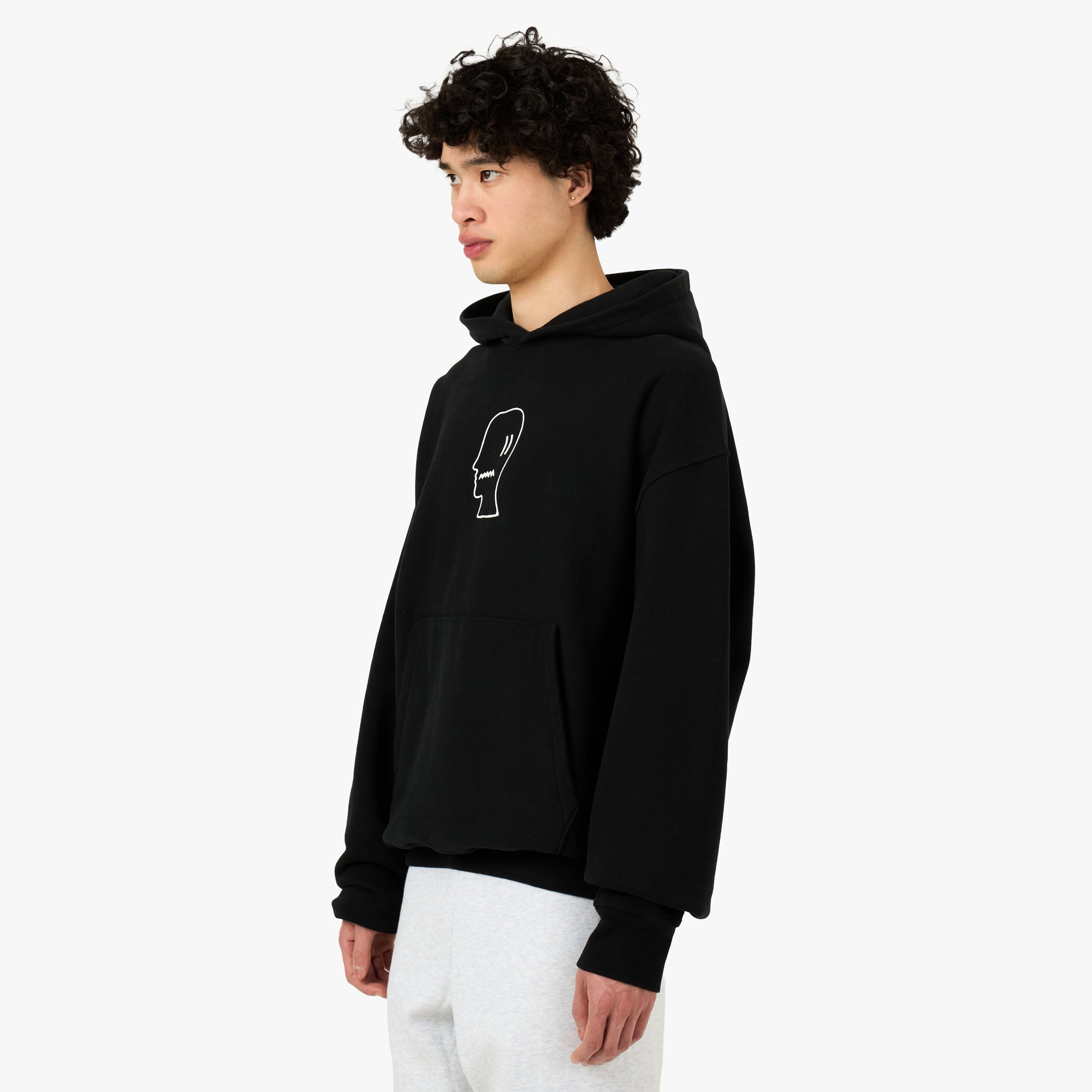Brain Dead Logohead Hoodie Black – Livestock