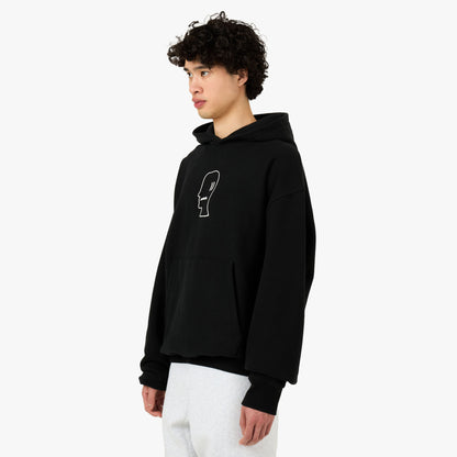Brain Dead Logohead Hoodie Black