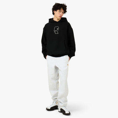 Brain Dead Logohead Hoodie Black