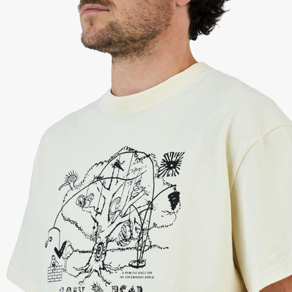 Brain Dead Oracle T-Shirt / Natural