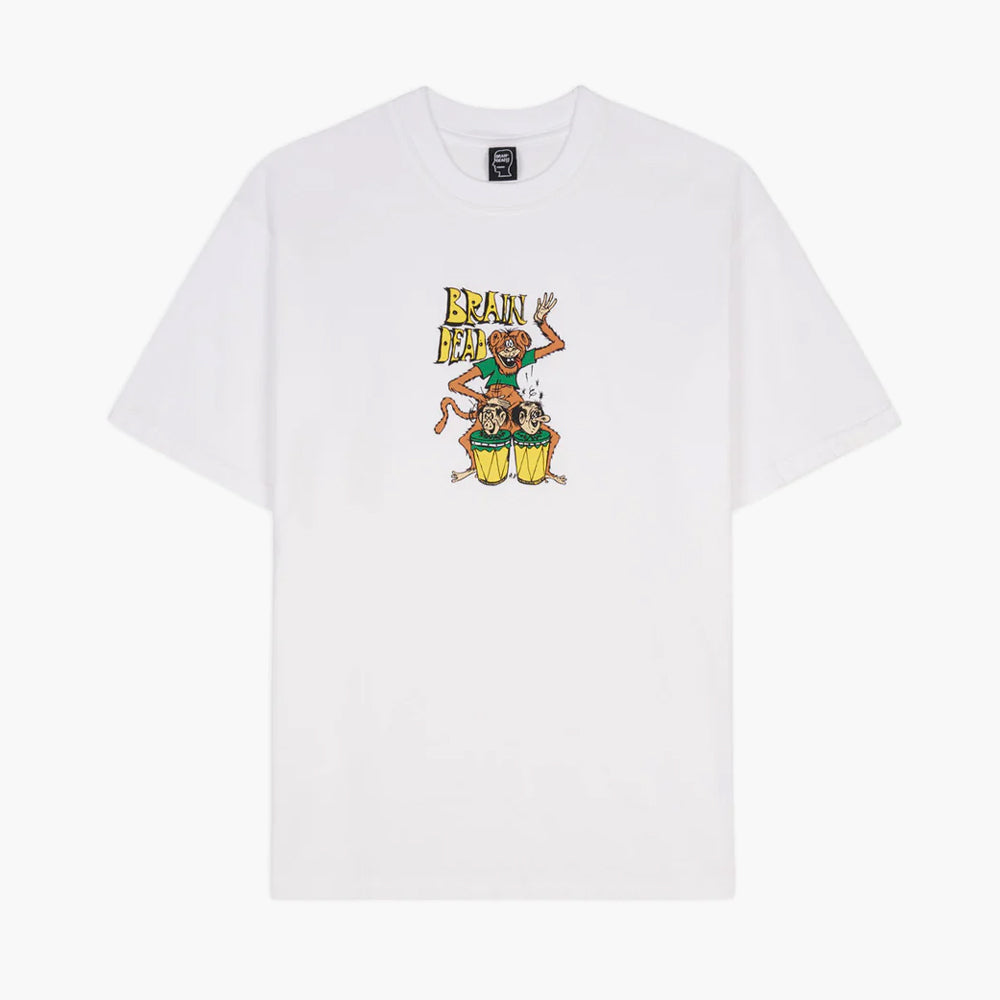 Brain Dead Bongo Brain T-Shirt / Blanc