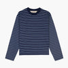 Brain Dead Multi Stripe L/S Mockneck / Indigo 1