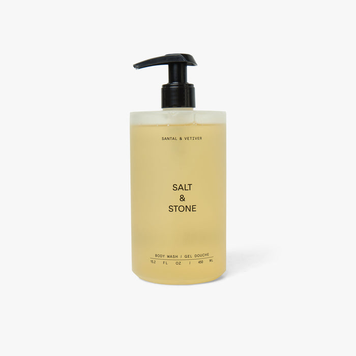 SALT & STONE Nettoyant corporel antioxydant / Santal et Vétiver 1