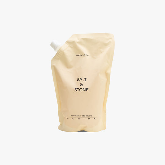 SALT & STONE Body Wash Refill Pouch / Neroli & Basil
