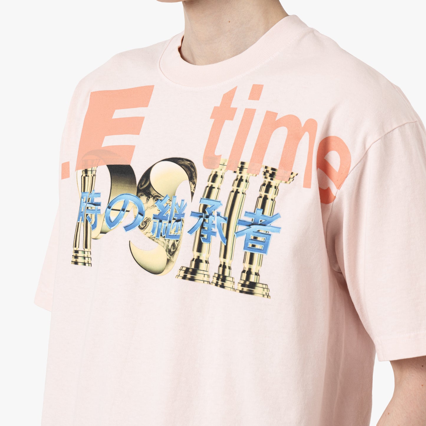 b.Eautiful b.E Time T-Shirt / Rose Clair