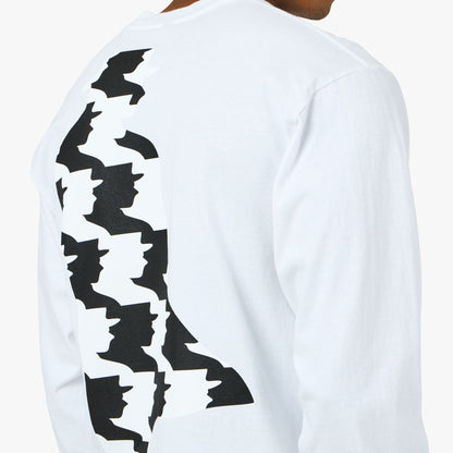 b.Eautiful Silhouette Long-Sleeve T-Shirt White