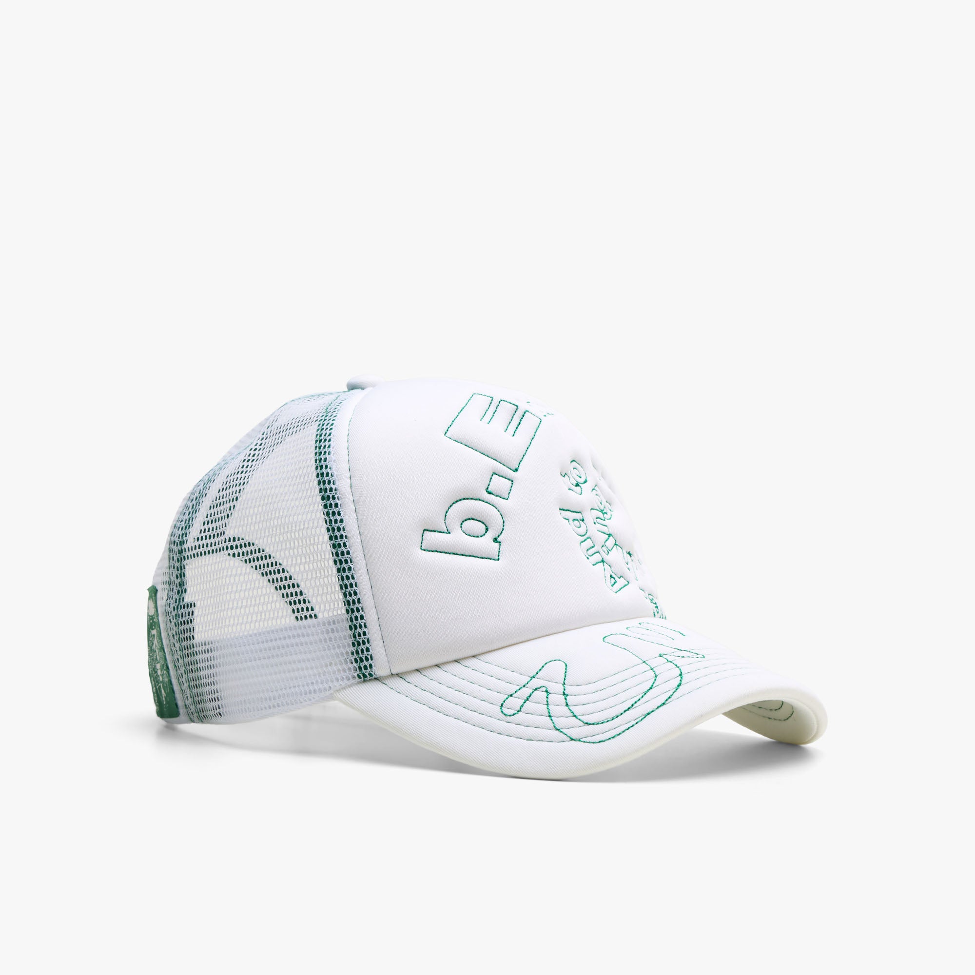 b.Eautiful b.i Foam Trucker Hat White / Green | Livestock