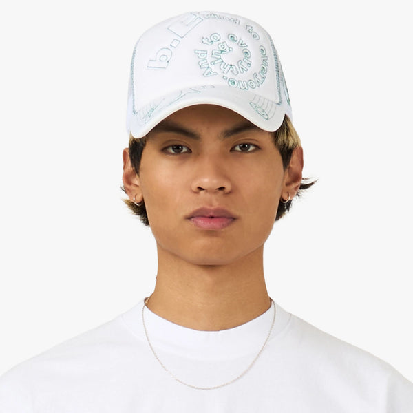 b.Eautiful b.i Foam Trucker Hat White / Green | Livestock