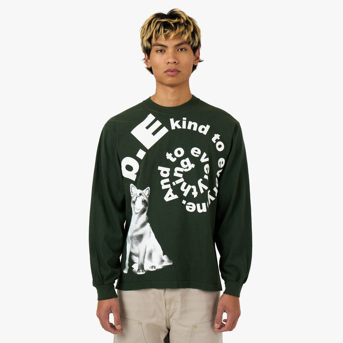 b.Eautiful Shiba Longsleeve Shirt Green 1