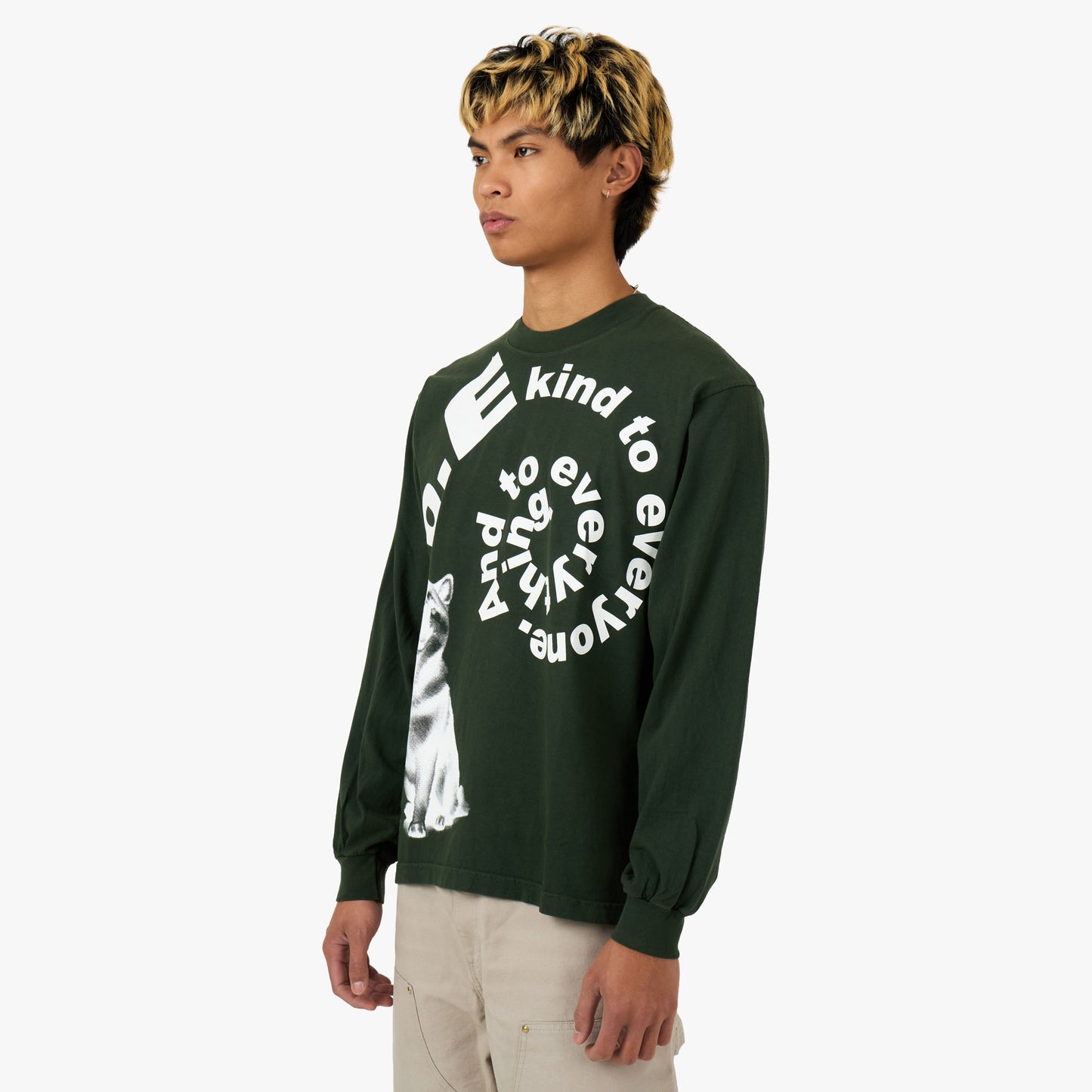 b.Eautiful Shiba Longsleeve Shirt Green