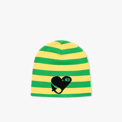 b.Eautiful x Sara Yukiko b.e Bad Beanie Vert / Jaune