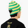 b.Eautiful x Sara Yukiko b.e Bad Beanie Vert / Jaune 3