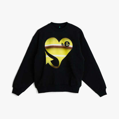 b.Eautiful x Sara Yukiko b.e Bad Sweatshirt Noir