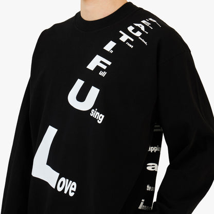 b.Eautiful Poem LS Shirt Black