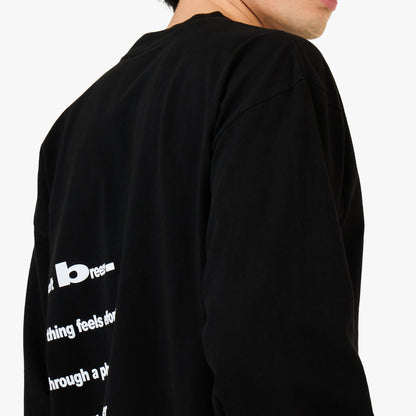 b.Eautiful Poem LS Shirt Black