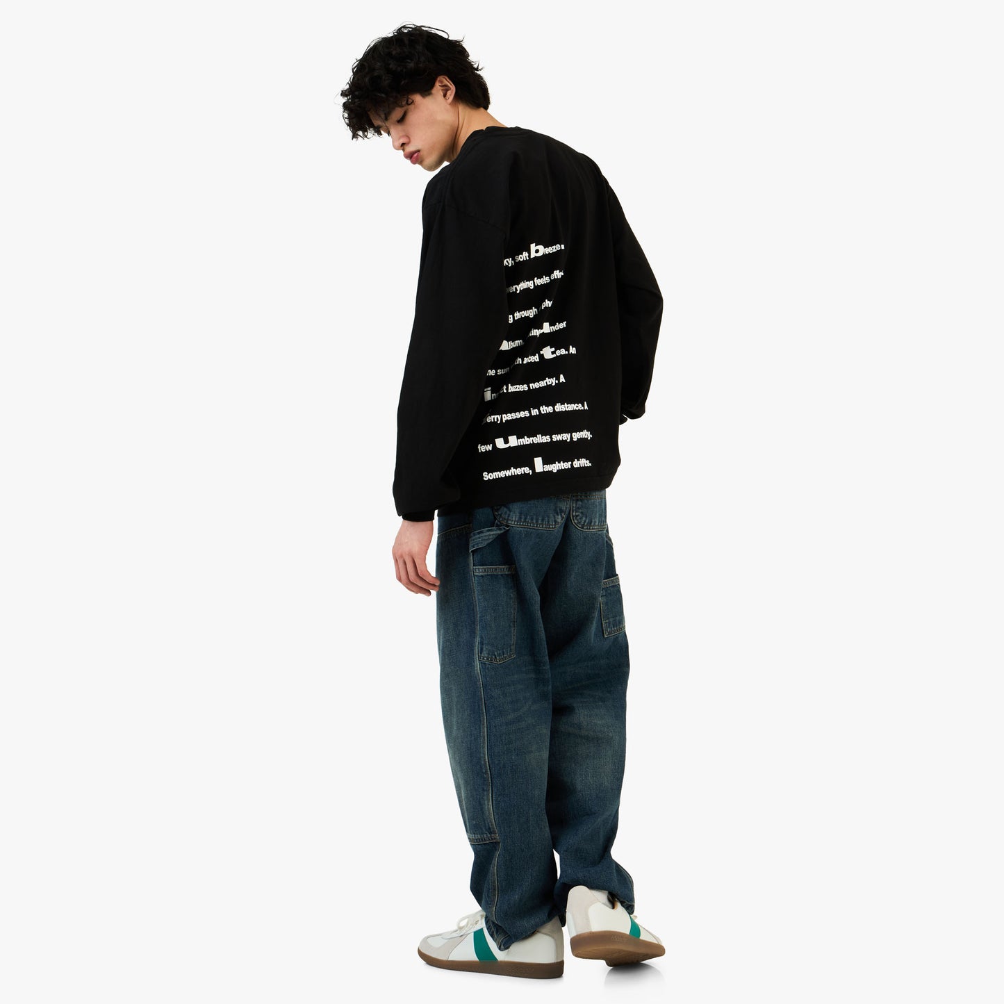 b.Eautiful Poem LS Shirt Black