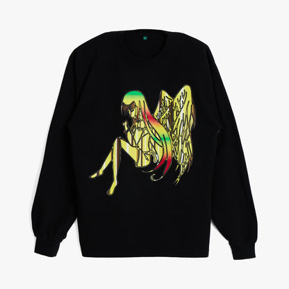 b.Eautiful x Sara Yukiko b.e Angel LS Shirt Noir
