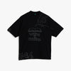 b.Eautiful Writing T-Shirt Black 7