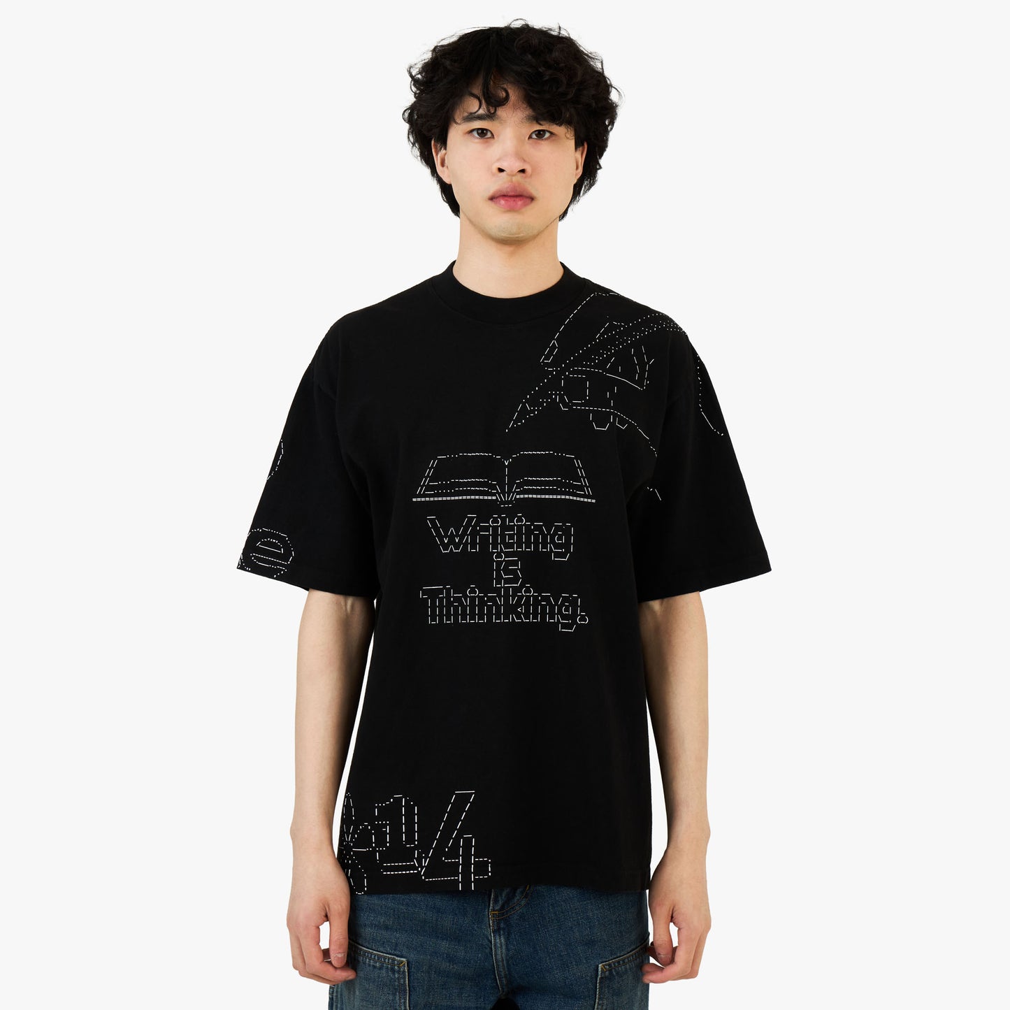 b.Eautiful Writing T-Shirt Black