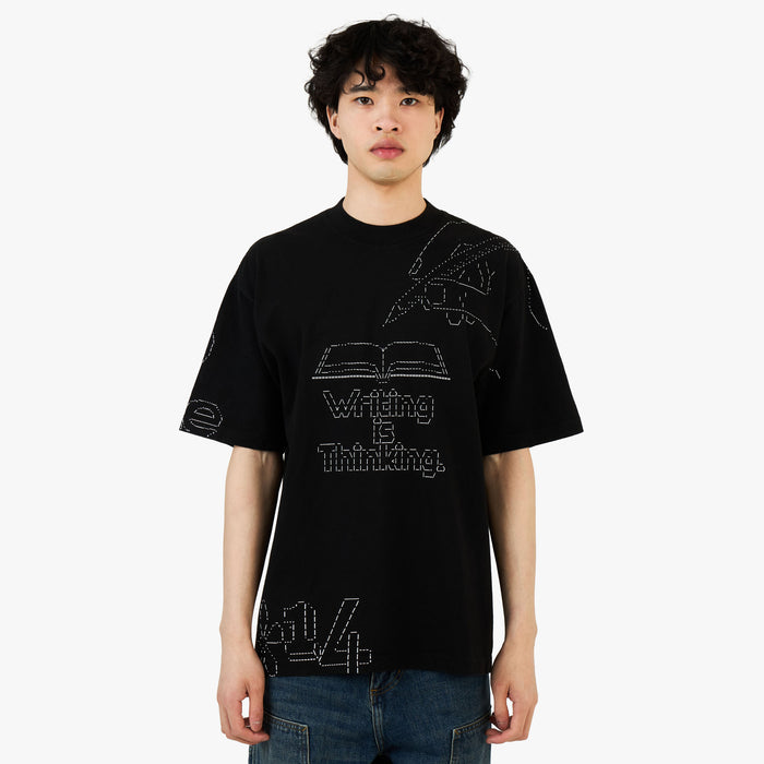 b.Eautiful Writing T-Shirt Black 1