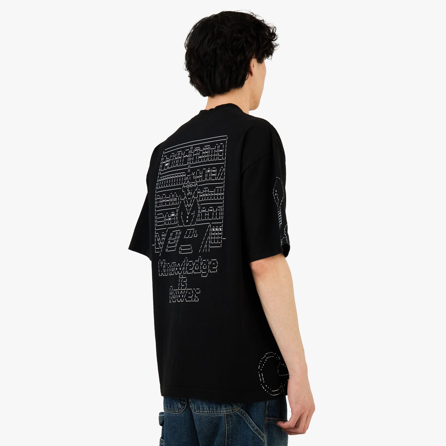 b.Eautiful Writing T-Shirt Black