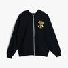 b.Eautiful x Sara Yukiko Wavy NY Zip Up Hoodie Navy 8