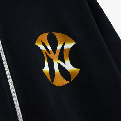 b.Eautiful x Sara Yukiko Wavy NY Zip Up Hoodie Navy