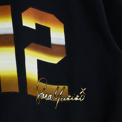 b.Eautiful x Sara Yukiko Wavy NY Zip Up Hoodie Navy