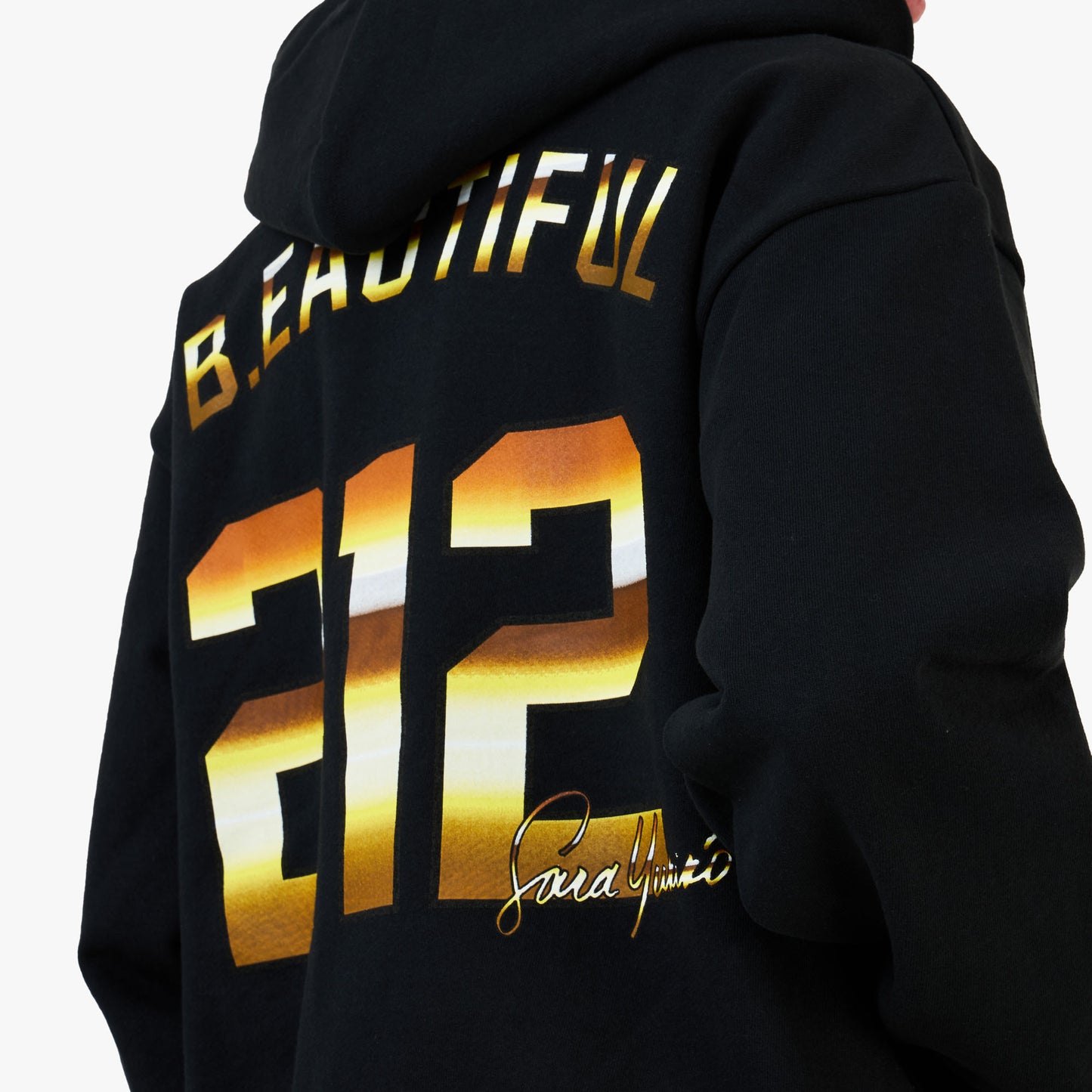 b.Eautiful x Sara Yukiko Wavy NY Zip Up Hoodie Navy