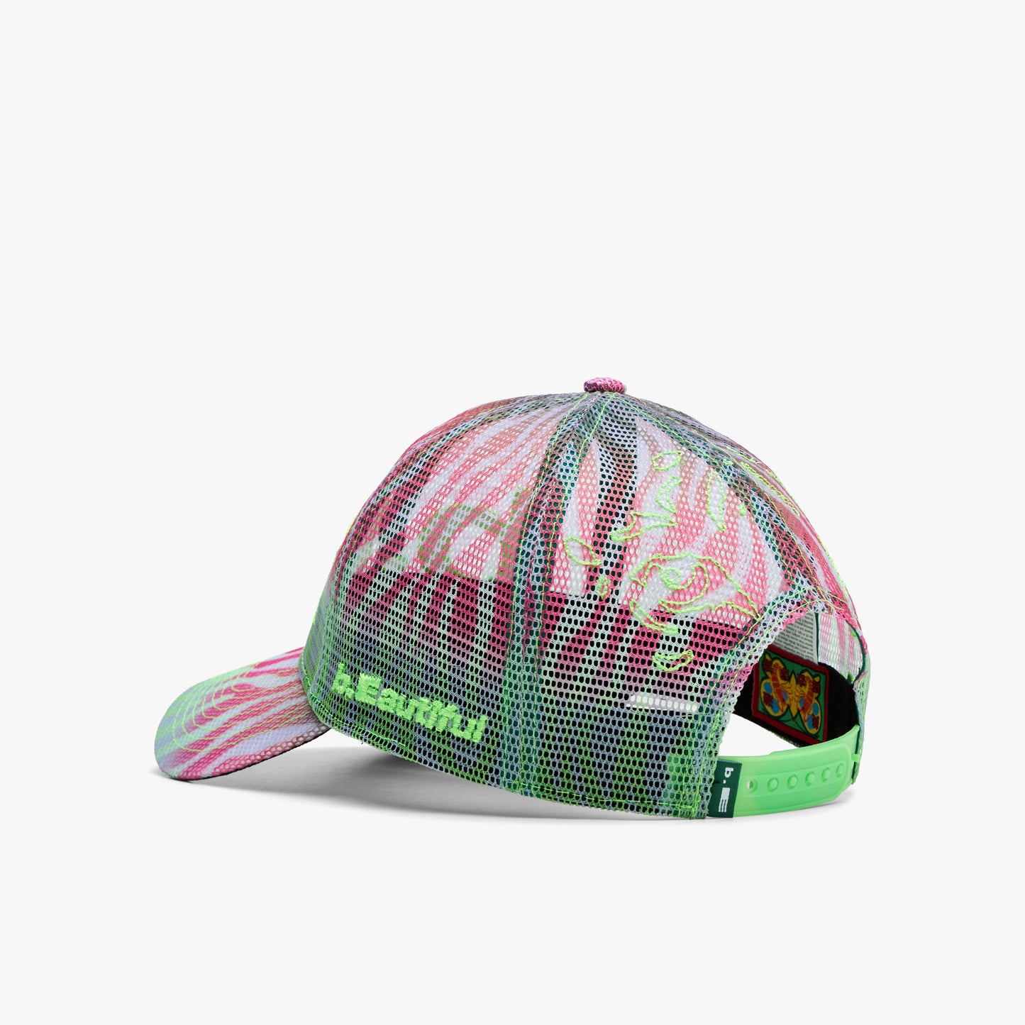 b.Eautiful b.E Casquette Multi Zèbre Filet / Surligneur