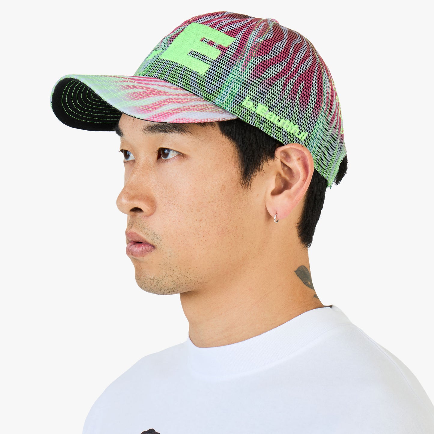 b.Eautiful b.E Casquette Multi Zèbre Filet / Surligneur