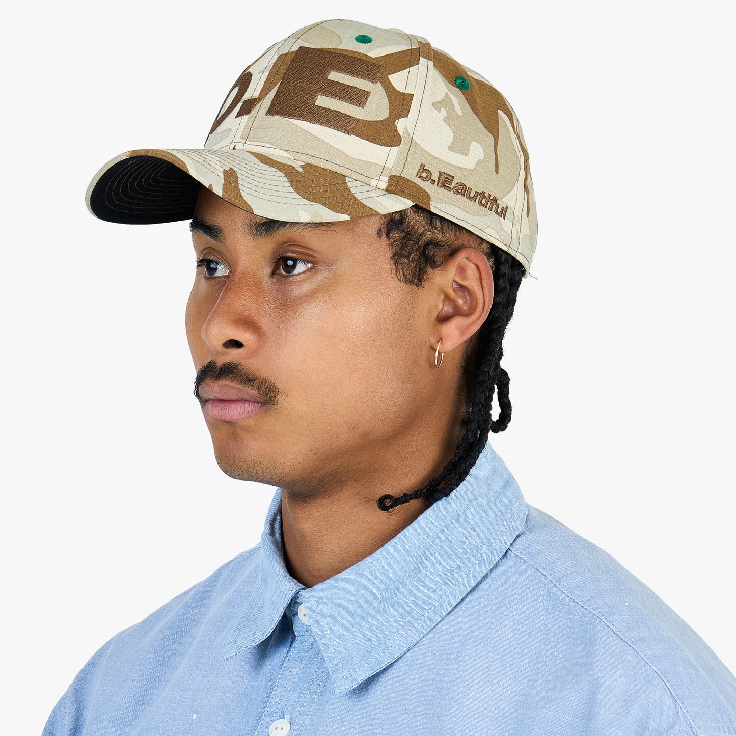 b.Eautiful b.E Chapeau Sable Camouflage / Marron
