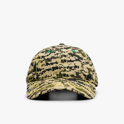 B.eautiful Vapor 6 Panel Hat / Mojave Digicamo/Yellow