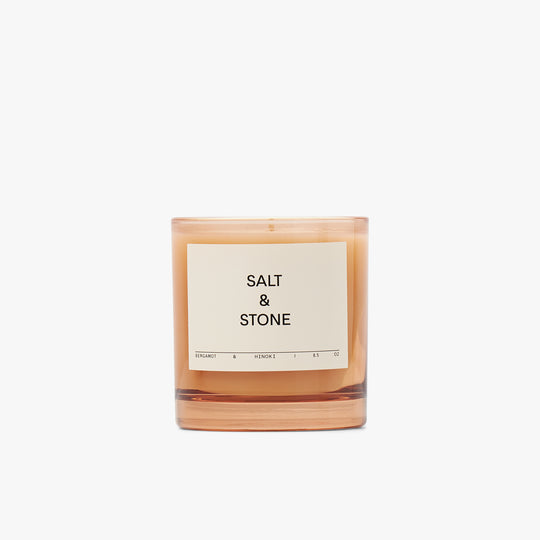 SALT & STONE Candle / Bergamot & Hinoki