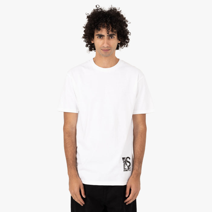 Livestock T-shirt Censorious avec logo en chaîne/ Blanc 1