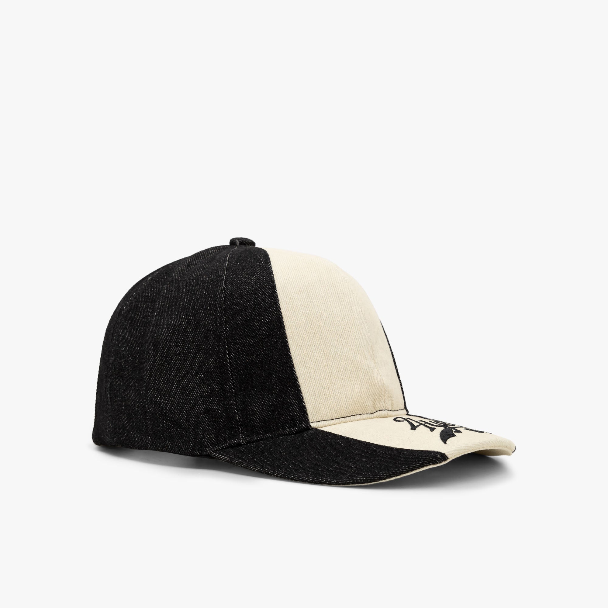 4YE Denim Casquette Courbé / Noir/ Blanc 1