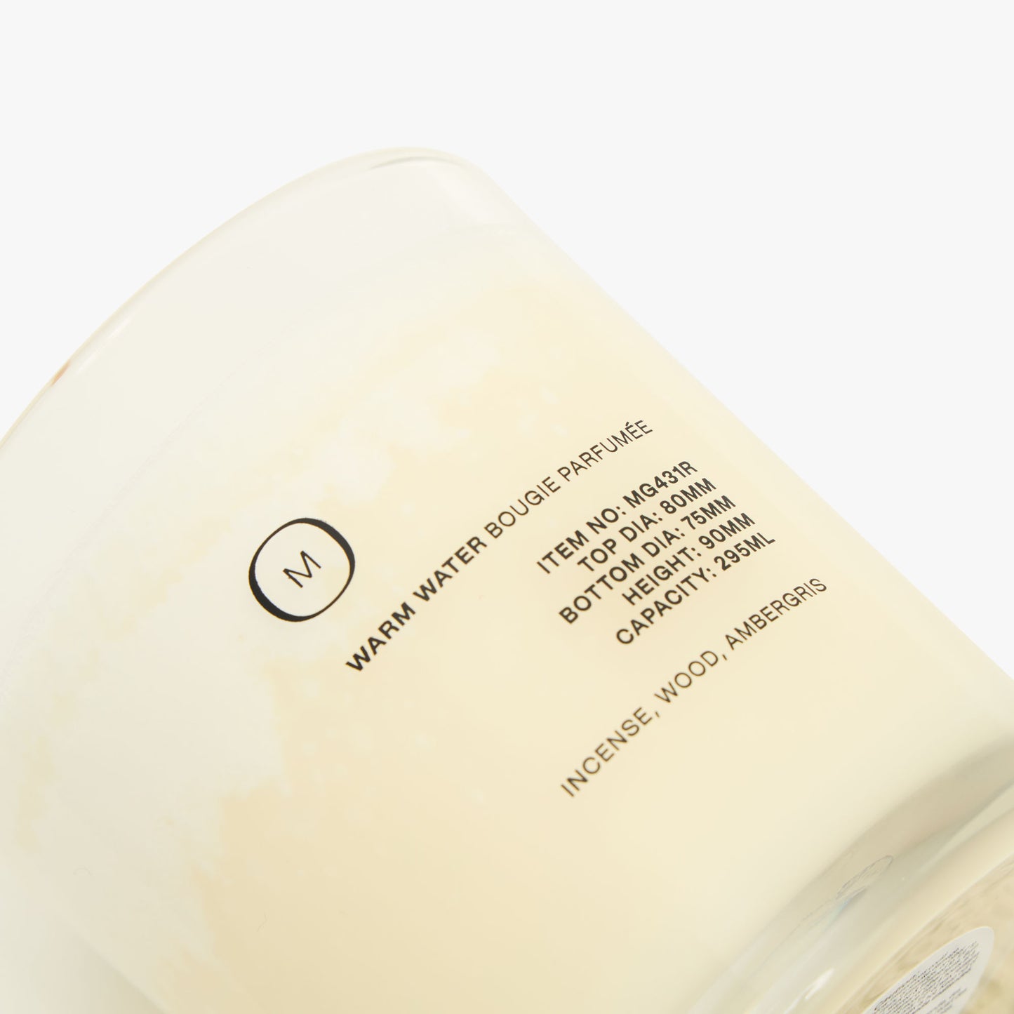 Margin Warm Water Candle / 270G