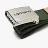 Carhartt WIP Clip Belt Chrome Leaf 2