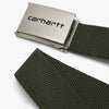 Carhartt WIP Clip Belt Chrome Leaf 4