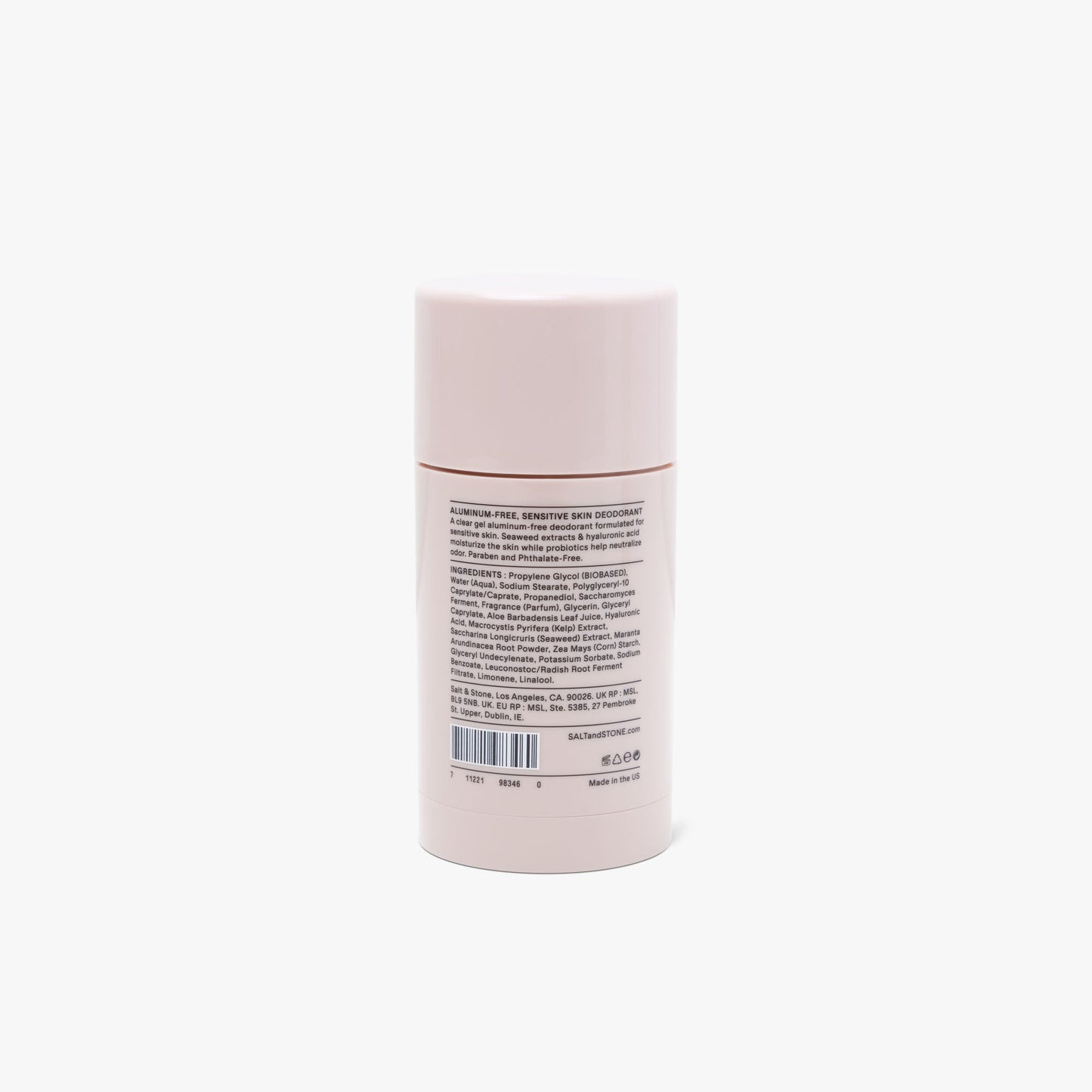 Déodorant Gel Sel et Pierre Bergamote et Eucalyptus