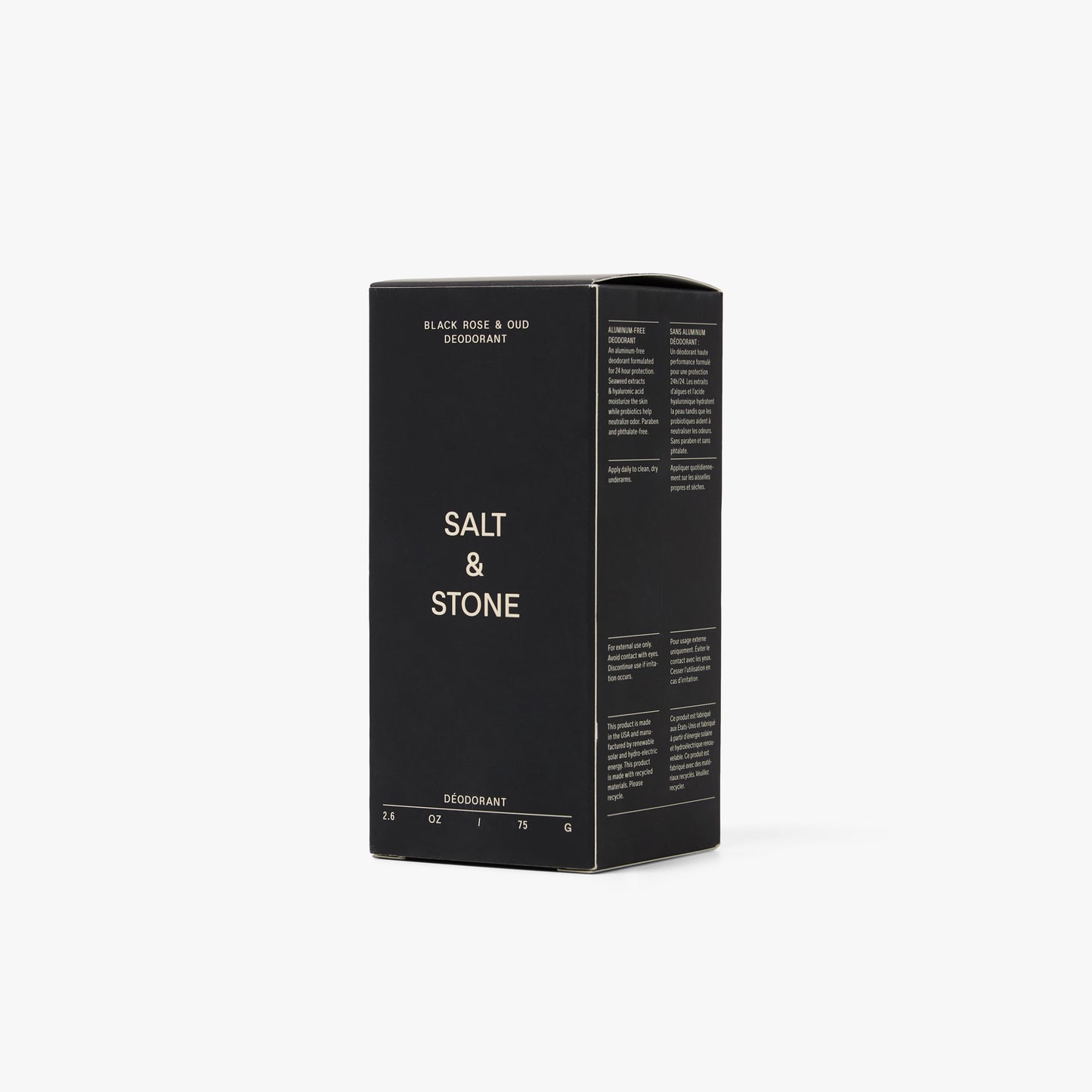 SALT & STONE Deodorant / Black Rose & Oud