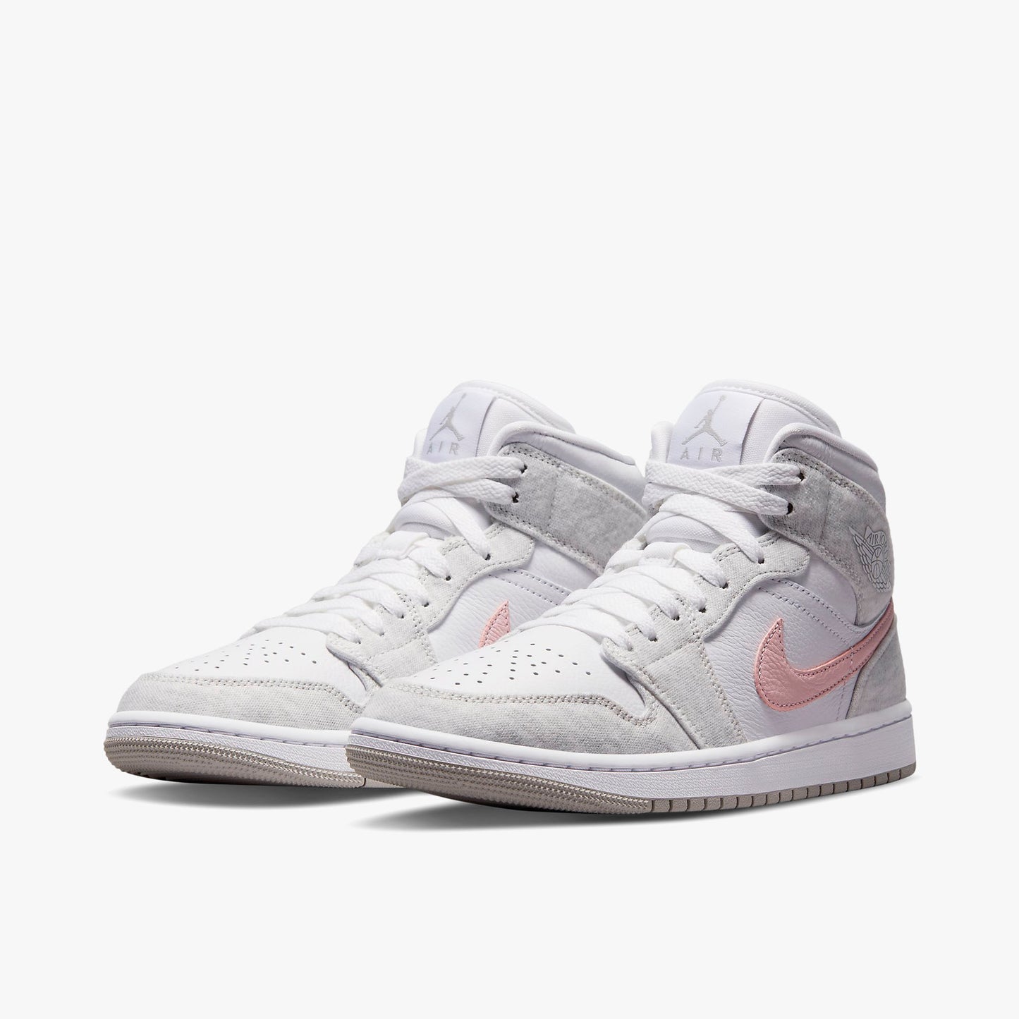 Jordan Women's 1 Mid SE Light Iron Ore / Atmosphere - White