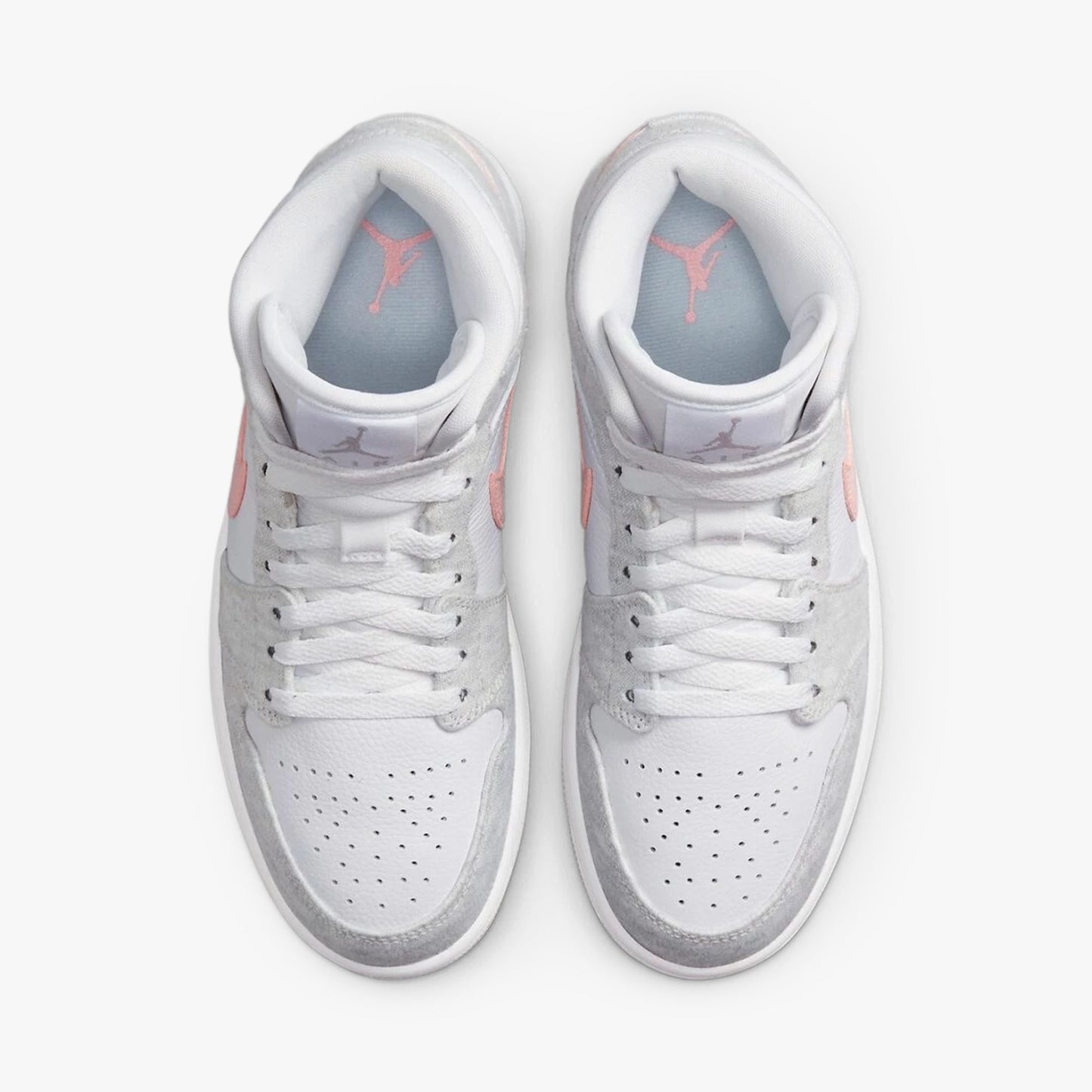 Jordan Women's 1 Mid SE Light Iron Ore / Atmosphere - White