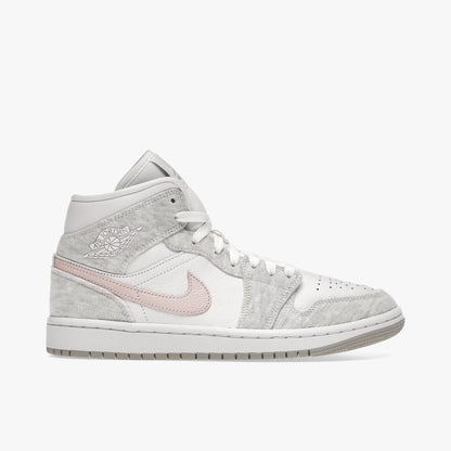 Jordan Women's 1 Mid SE Light Iron Ore / Atmosphere - White