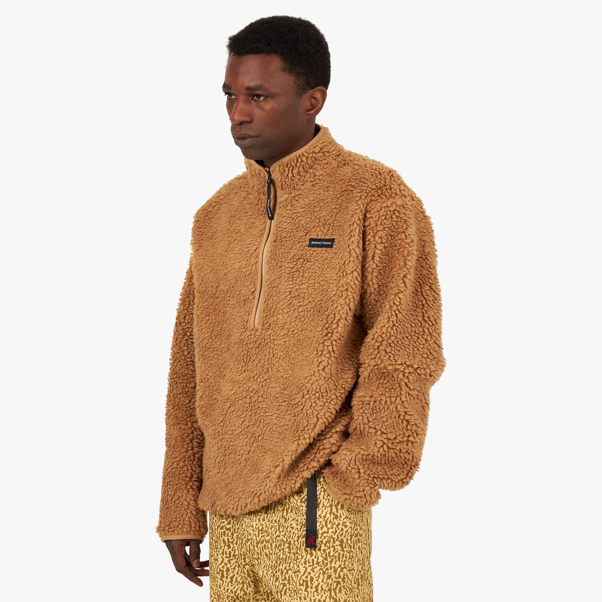 District Vision Half-Zip High-Pile Merino Fleece / Sand – Livestock